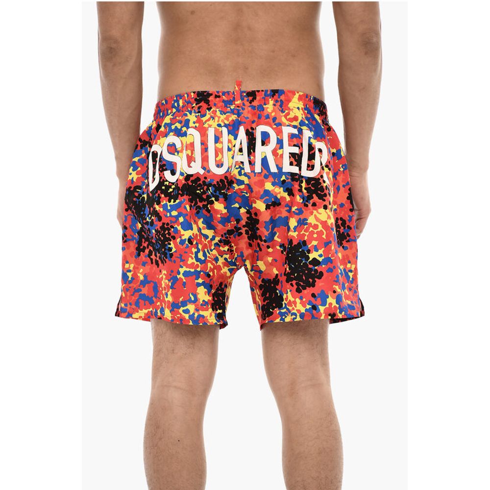 Dsquared² Splatter Print MIDI Swim Shorts