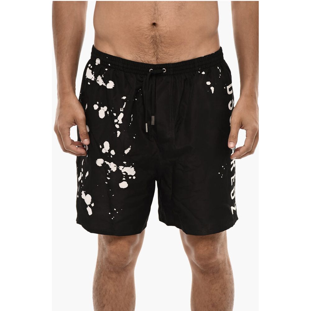 Dsquared² Acid Wash Effect Swim Shorts