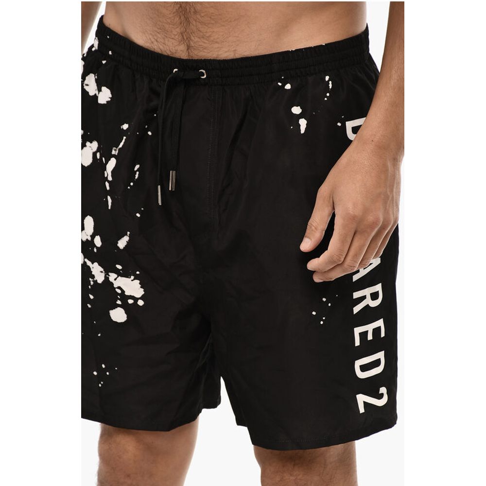 Dsquared² Acid Wash Effect Swim Shorts