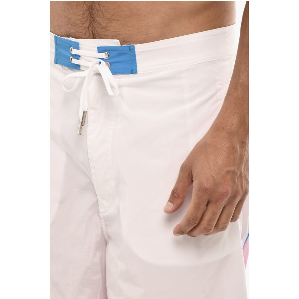 Dsquared² Logo Print PIRANHA Swim Shorts
