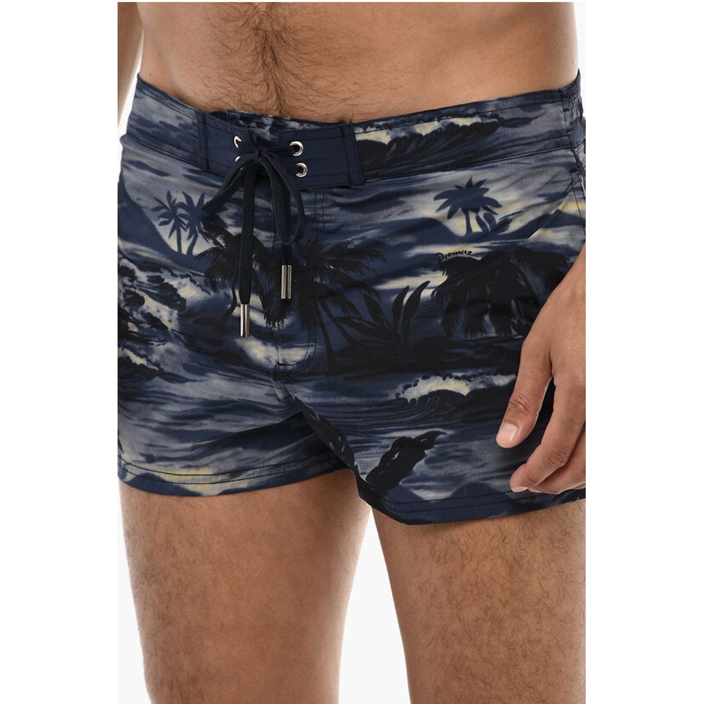 Dsquared² Beach Print Boxer Swim shorts