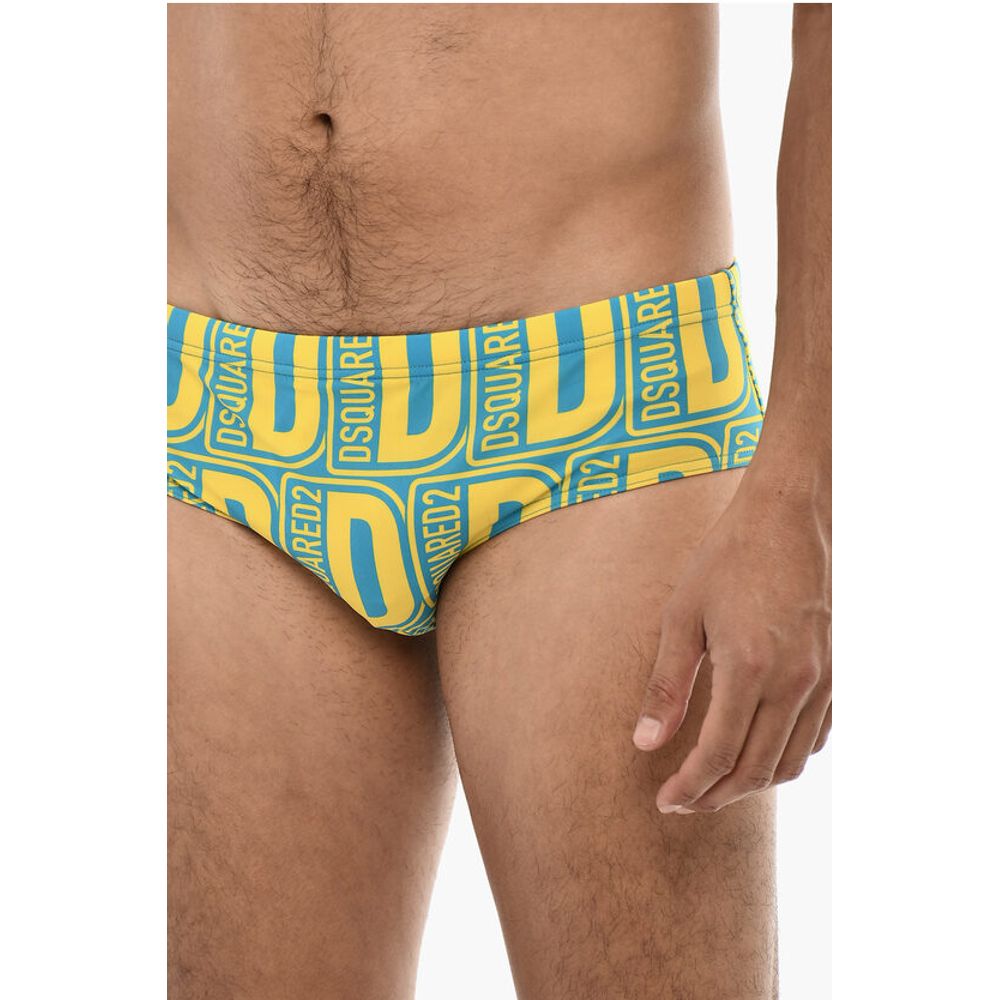 Dsquared² Logoed Motif Swim Briefs