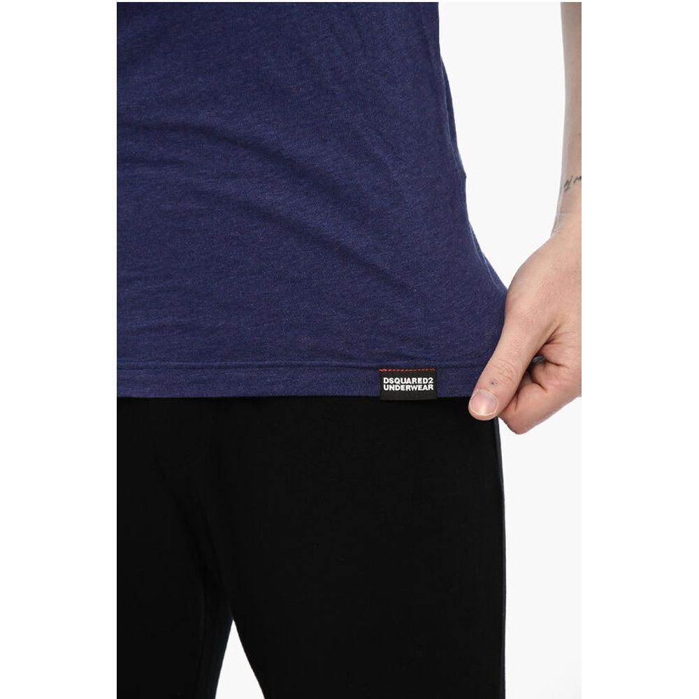 Dsquared² Cotton Underwear Tank Top With Contrasting Trim