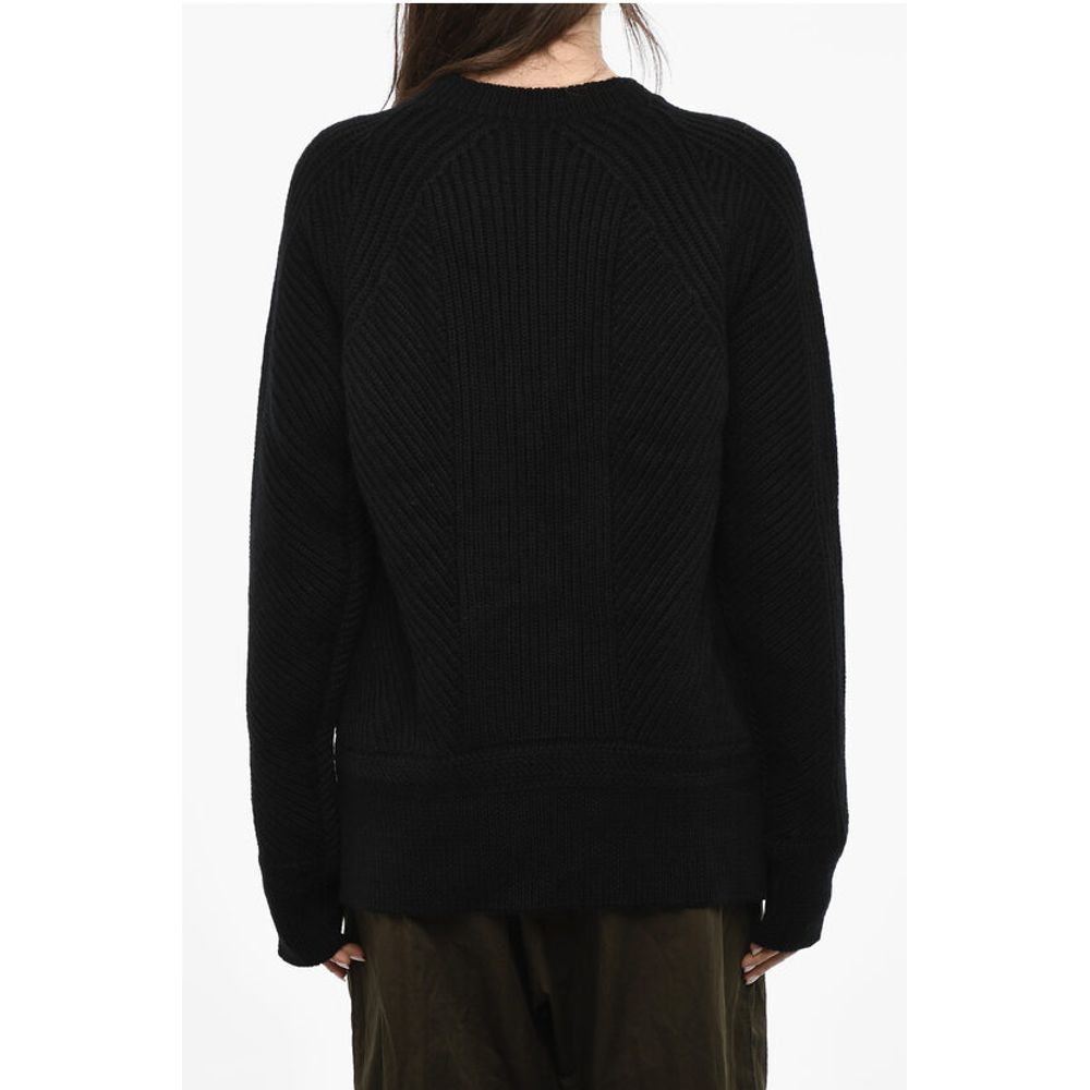 Dsquared² Oversize Fit Virgin Wool Crew-neck Sweater