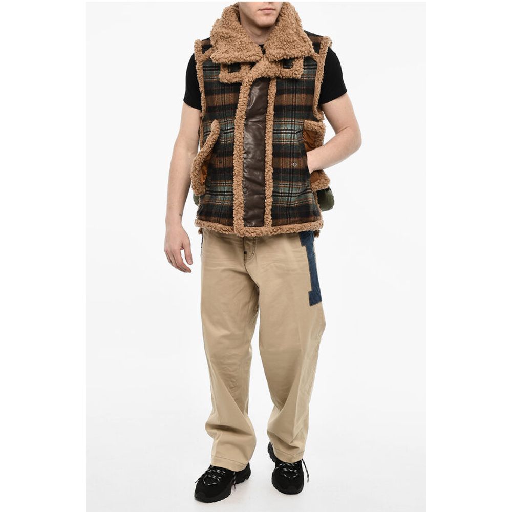 Dsquared² Multi Fabric Padded Vest