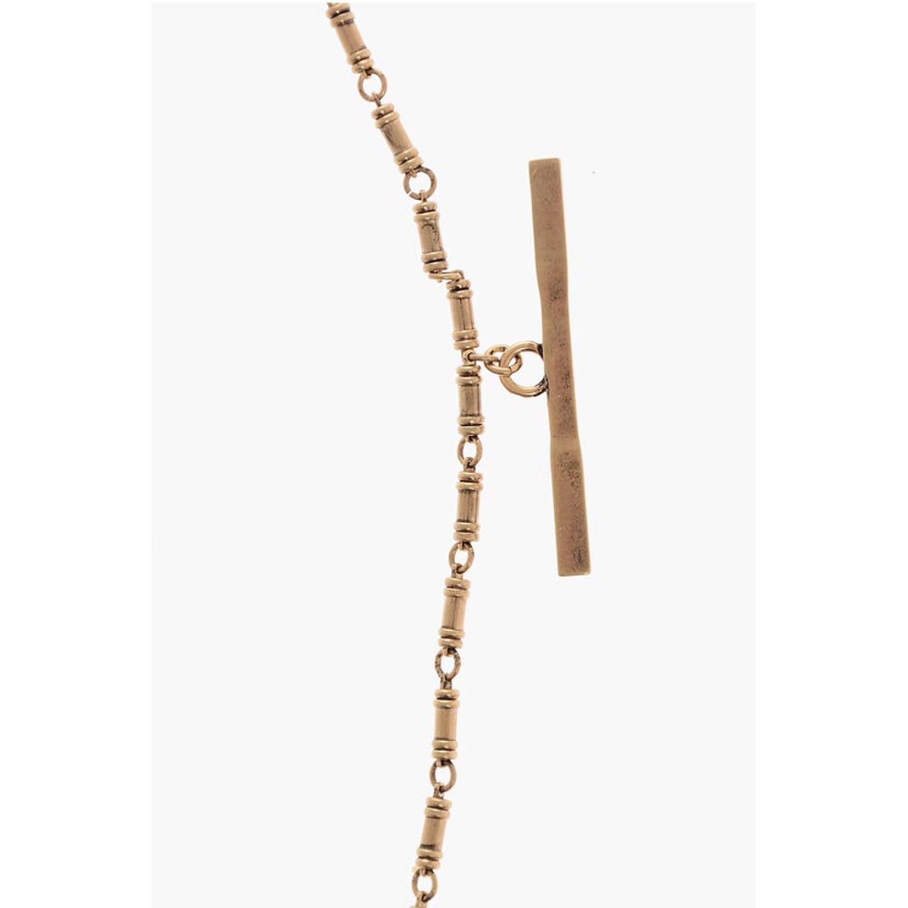 Dsquared² Golden Effect Metal D2 STATEMENT Pant's Chain