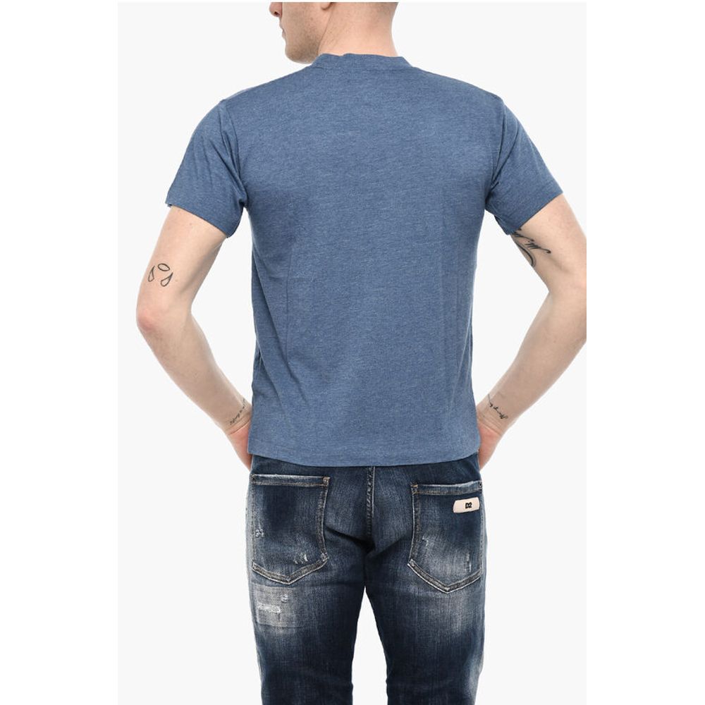 Dsquared² Cotton Blend Crew-neck T-shirt with Print