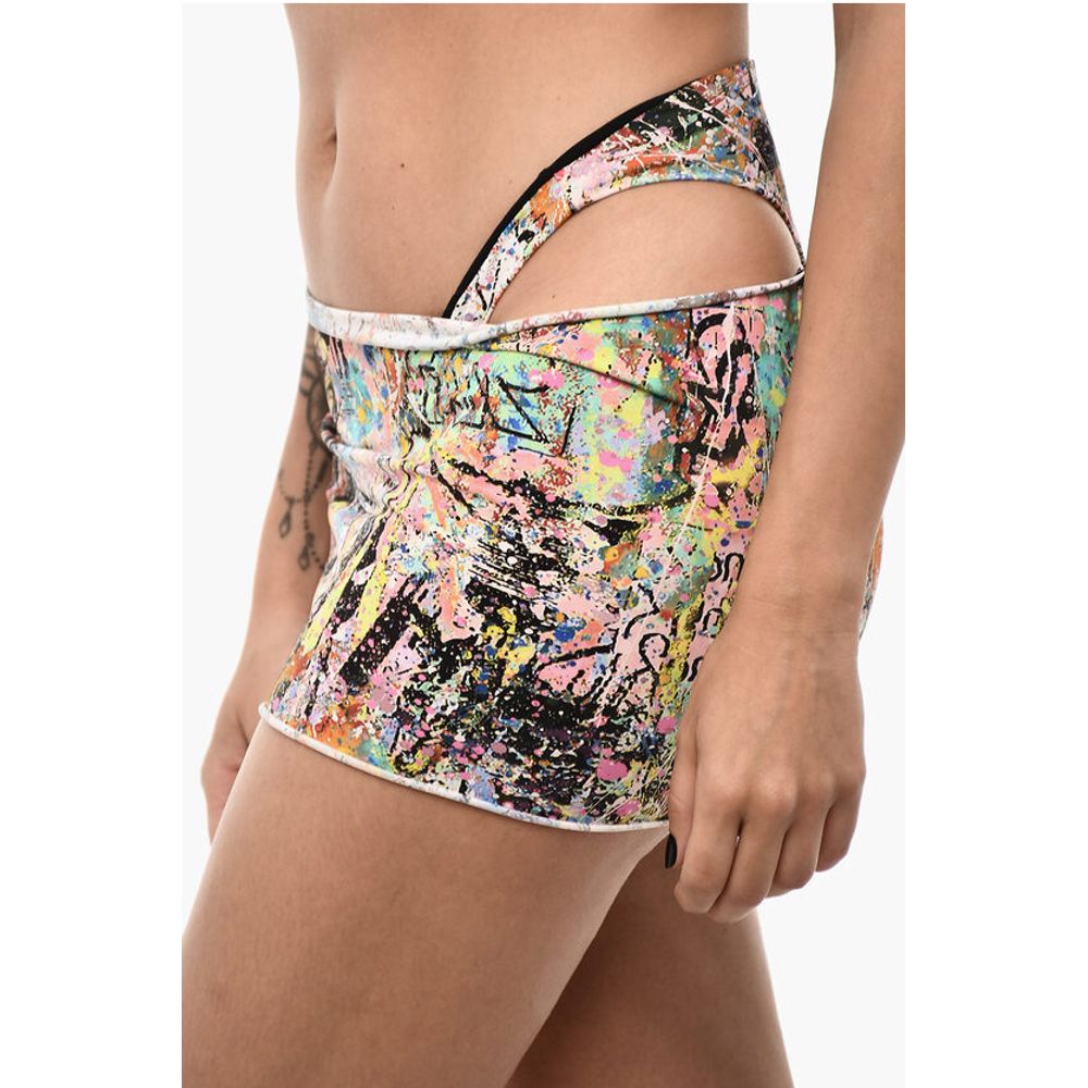 Dsquared² Nylon All-Over Ptinted Beach Cover Up