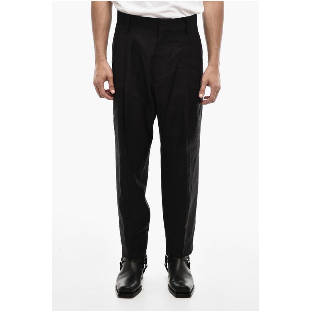 Dsquared² Low Waist Virgin Wool and Silk Pants