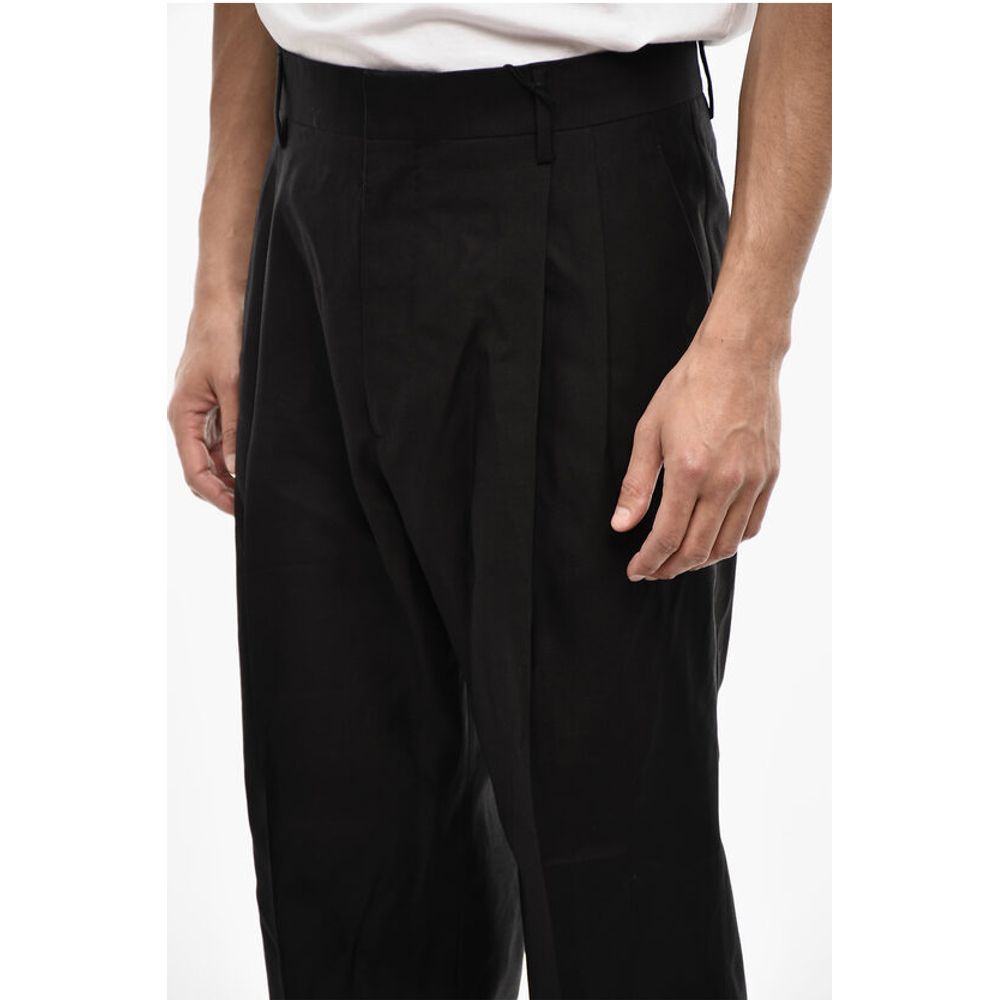 Dsquared² Low Waist Virgin Wool and Silk Pants