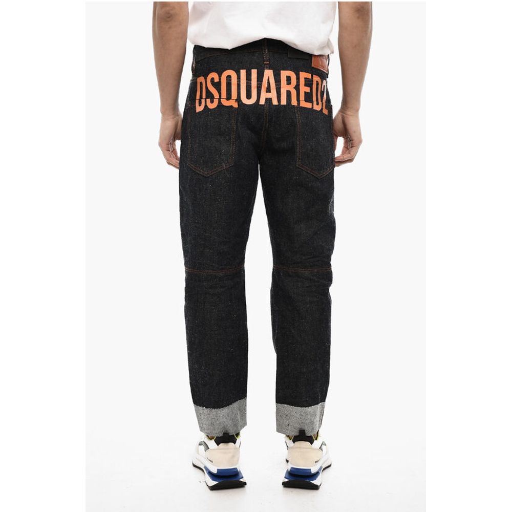 Dsquared² Regular Fit Jeans with Visible Stictiching