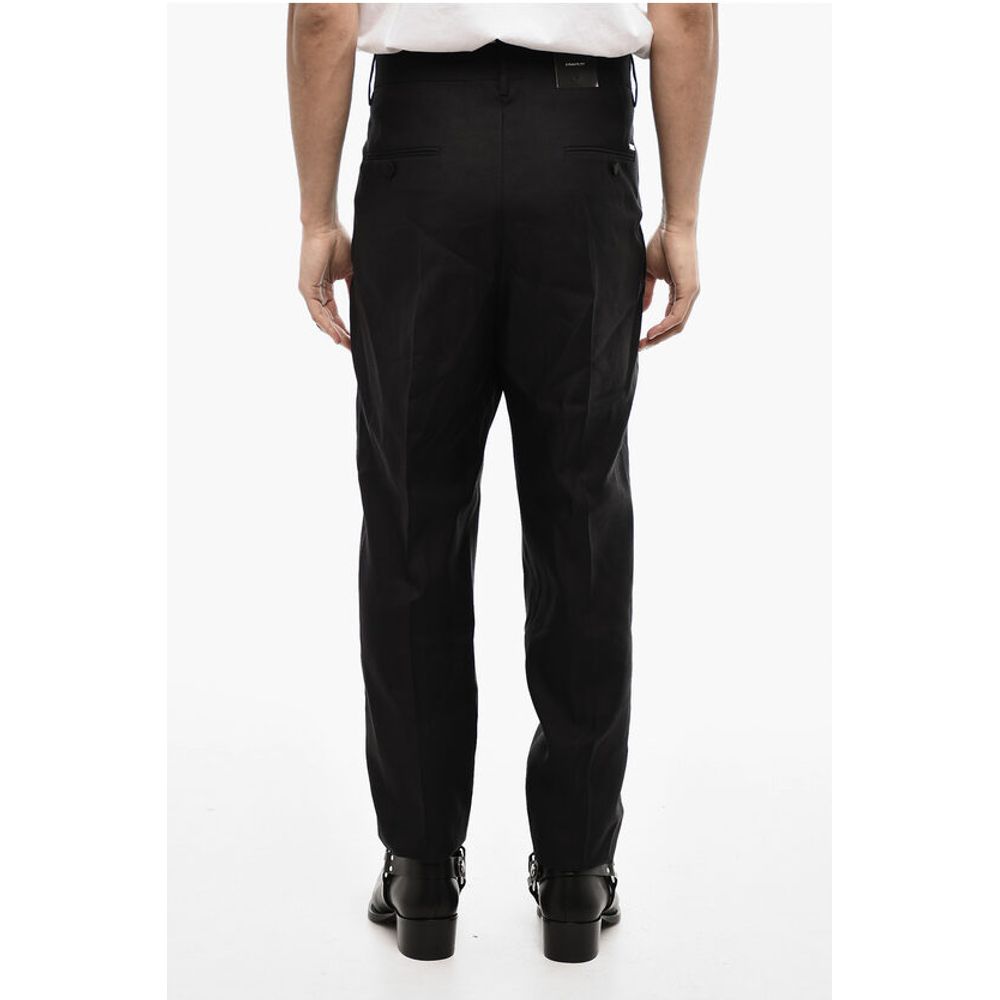 Dsquared² Low Waist Virgin Wool and Silk Pants