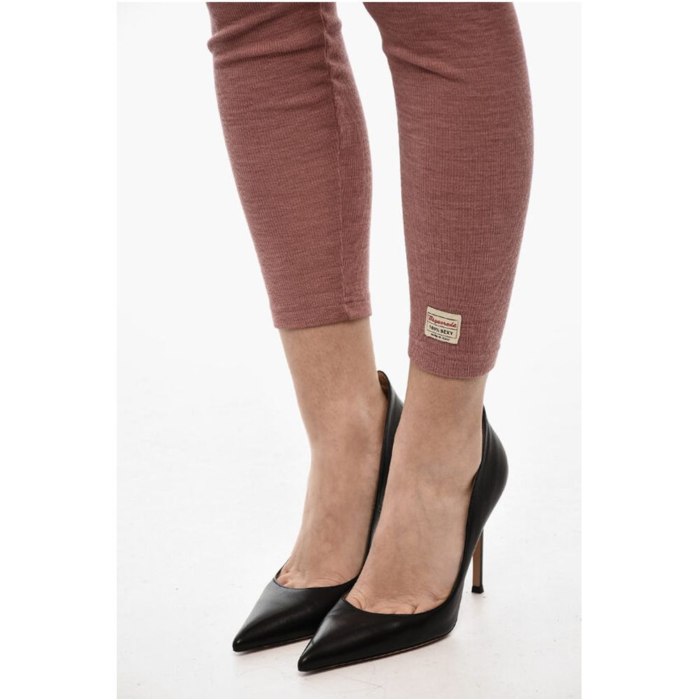 Dsquared² Wool High Waisted Leggings