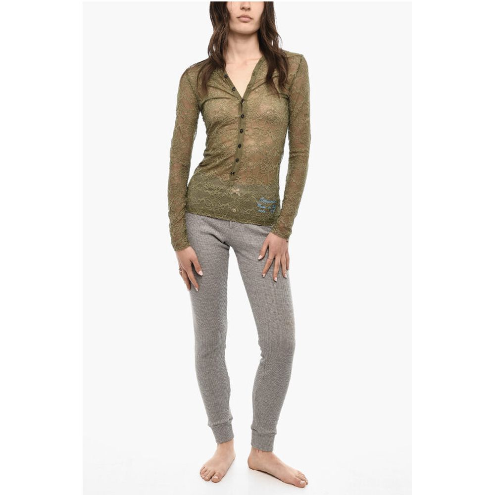 Dsquared² Slim Fit Top With Buttons