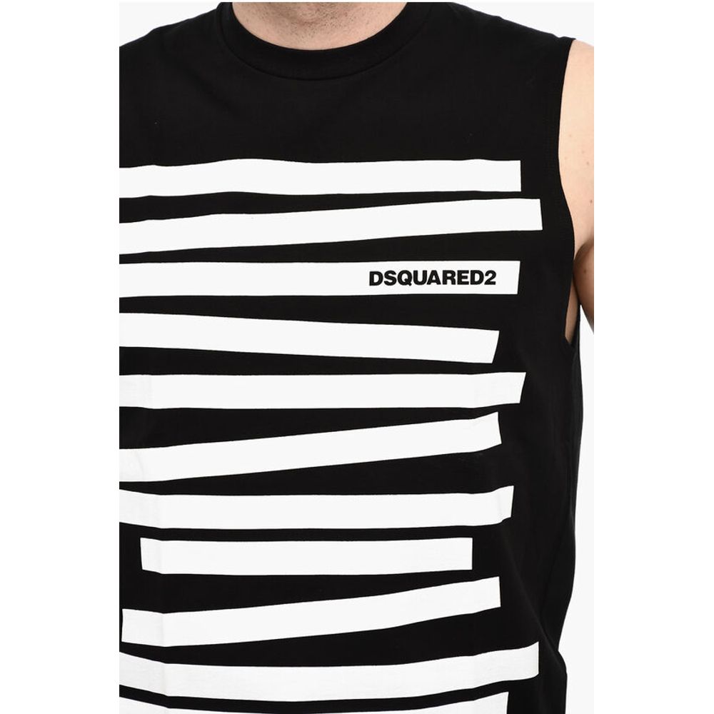 Dsquared² Two-Tone Crew-neck Tank Top