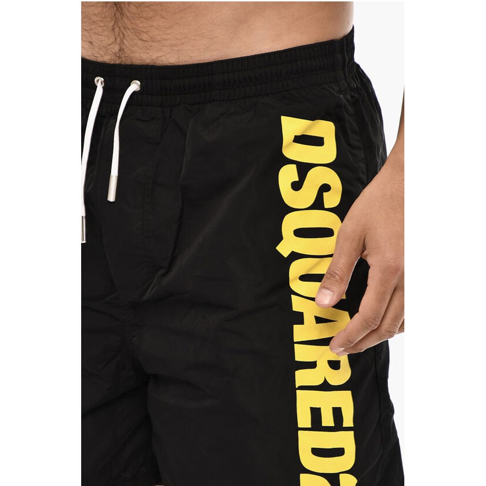 Dsquared² Logo Print Swim Shorts