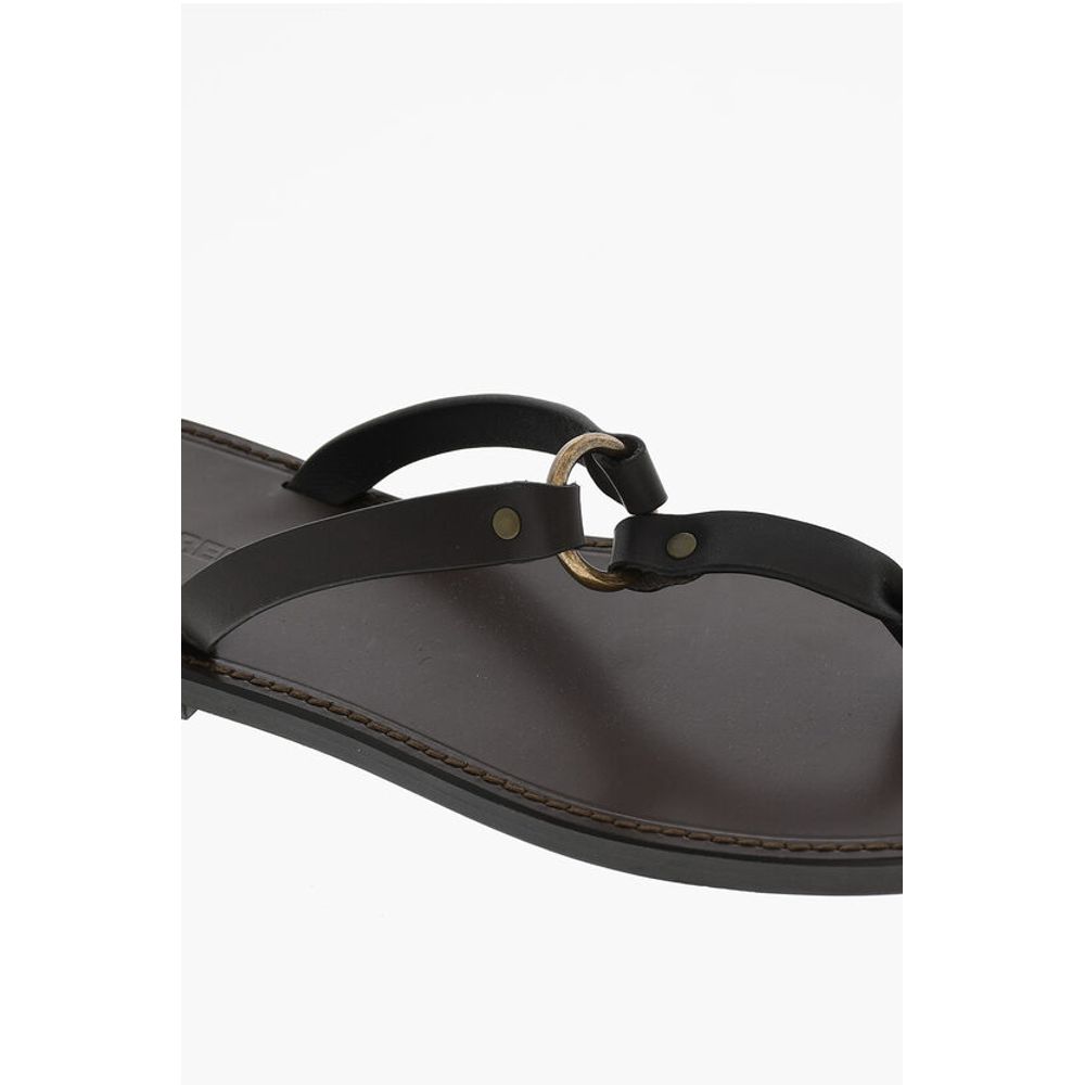 Dsquared² Flip-Flop Leather Sandals