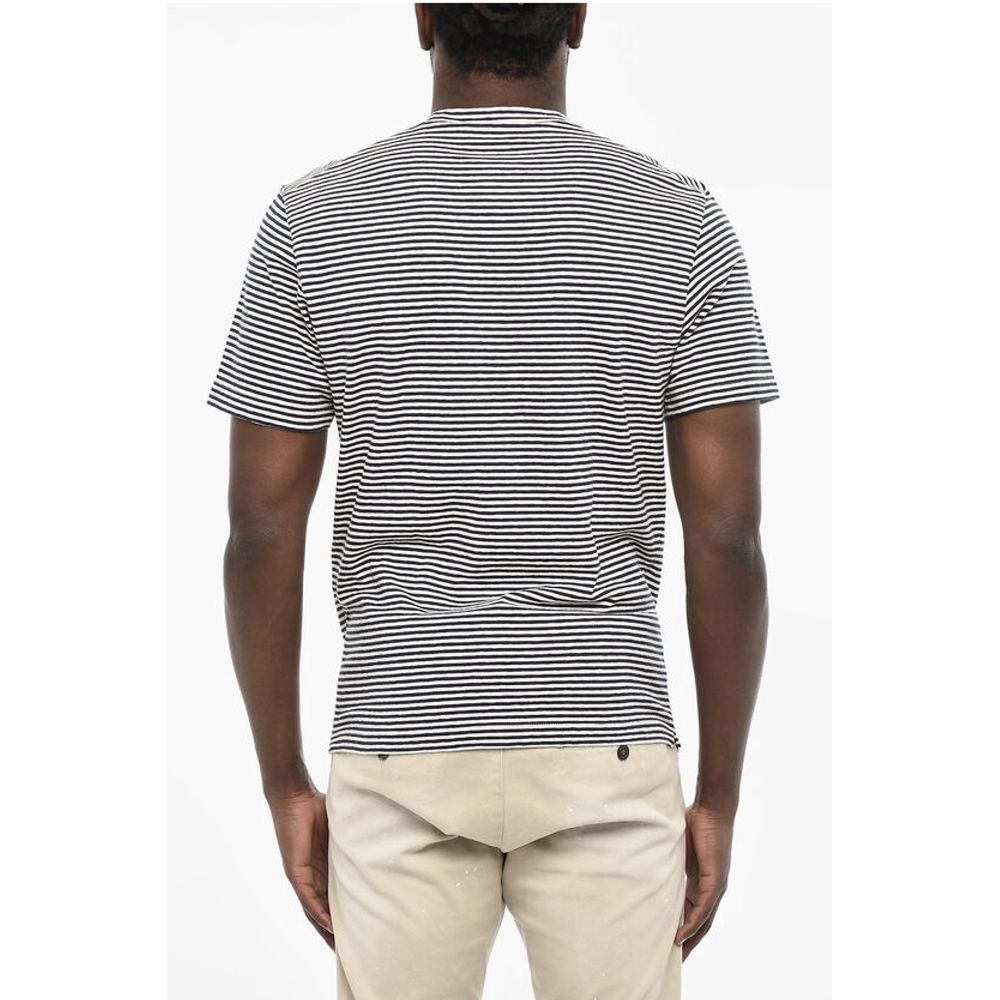 Dsquared² Two Tone Awning Striped Crew-neck T-shirt