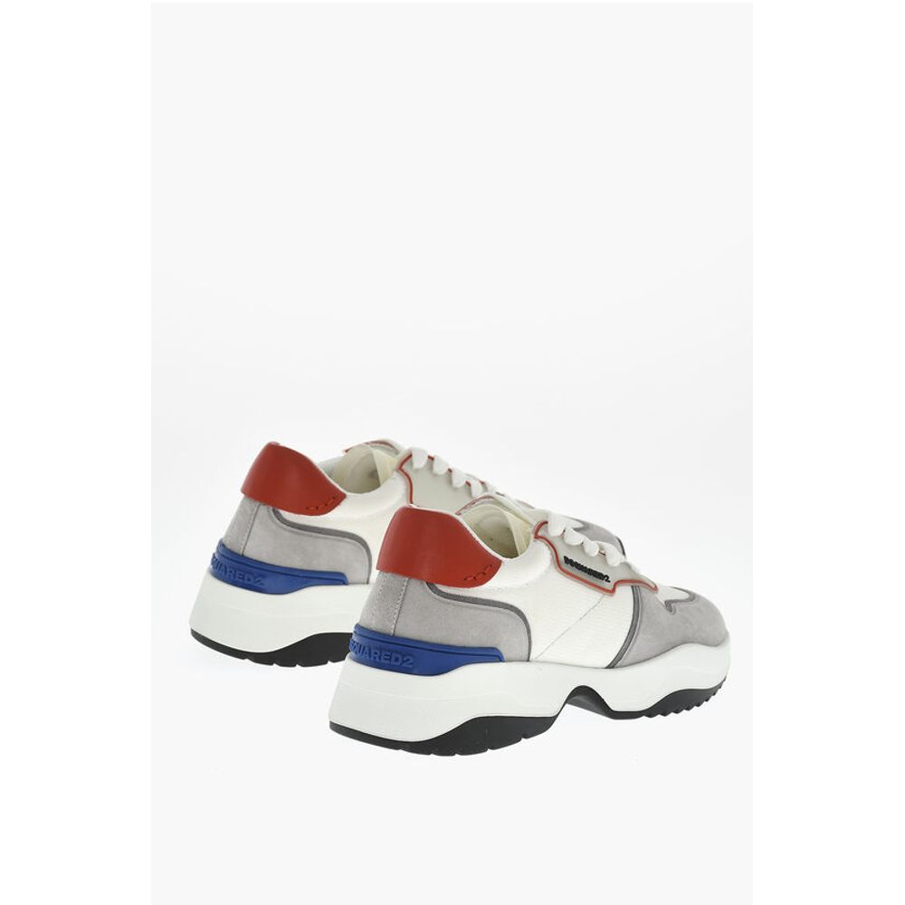 Dsquared² Canvas And Leather TECNO Low-Top Sneakers