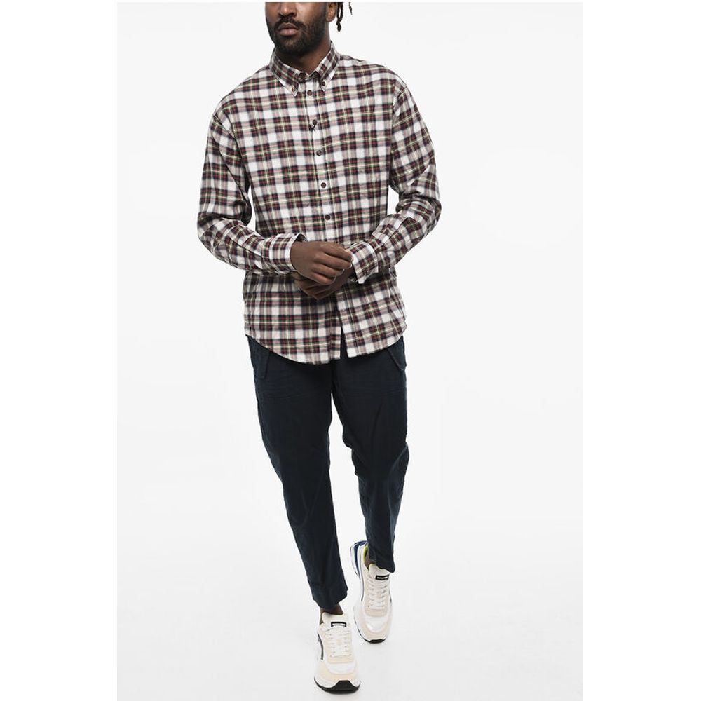Dsquared² Checked Cotton Button Down Shirt