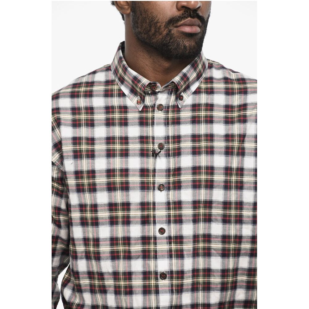 Dsquared² Checked Cotton Button Down Shirt