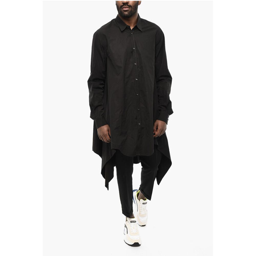 Dsquared² Asymmetrical Cut Shirt with Classic Collar