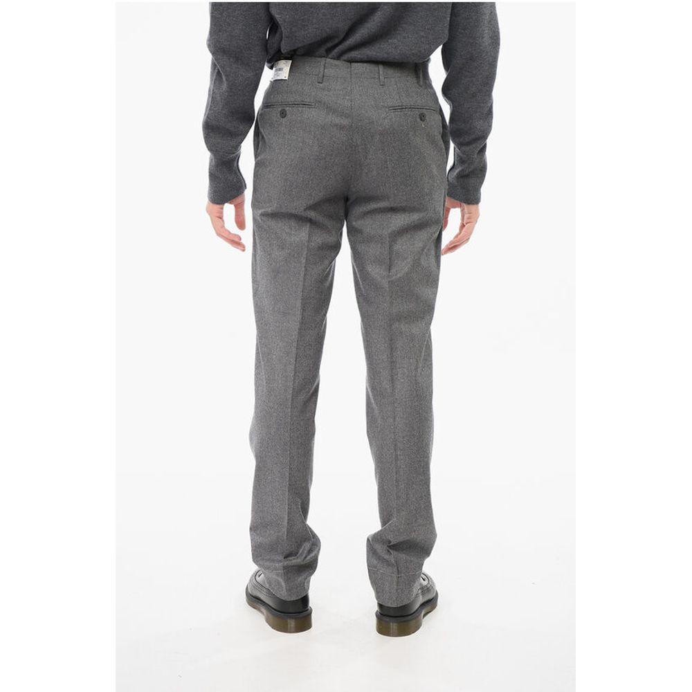 Corneliani Regular Fit LEADER Wool Pants