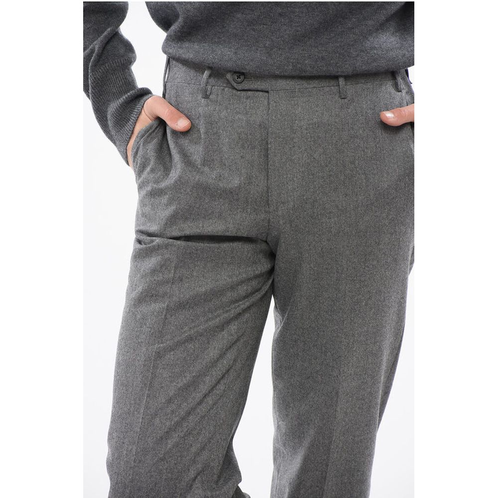 Corneliani Regular Fit LEADER Wool Pants