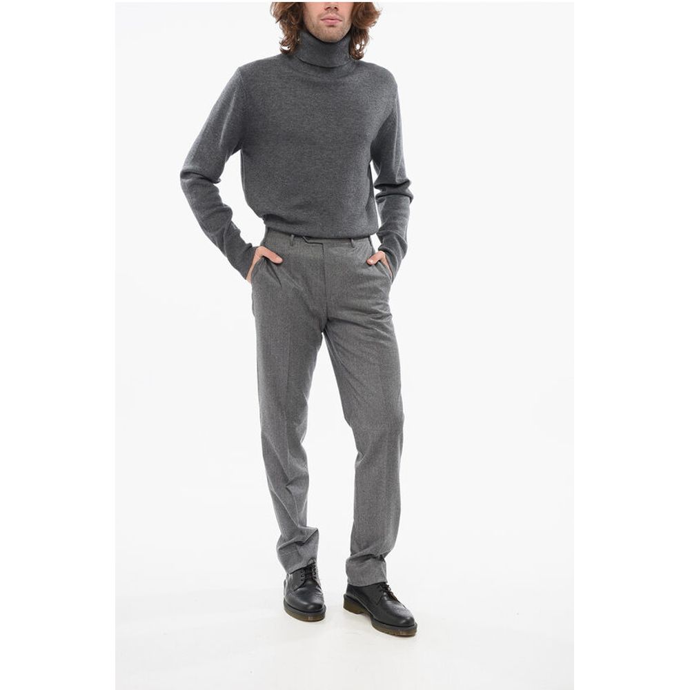 Corneliani Regular Fit LEADER Wool Pants