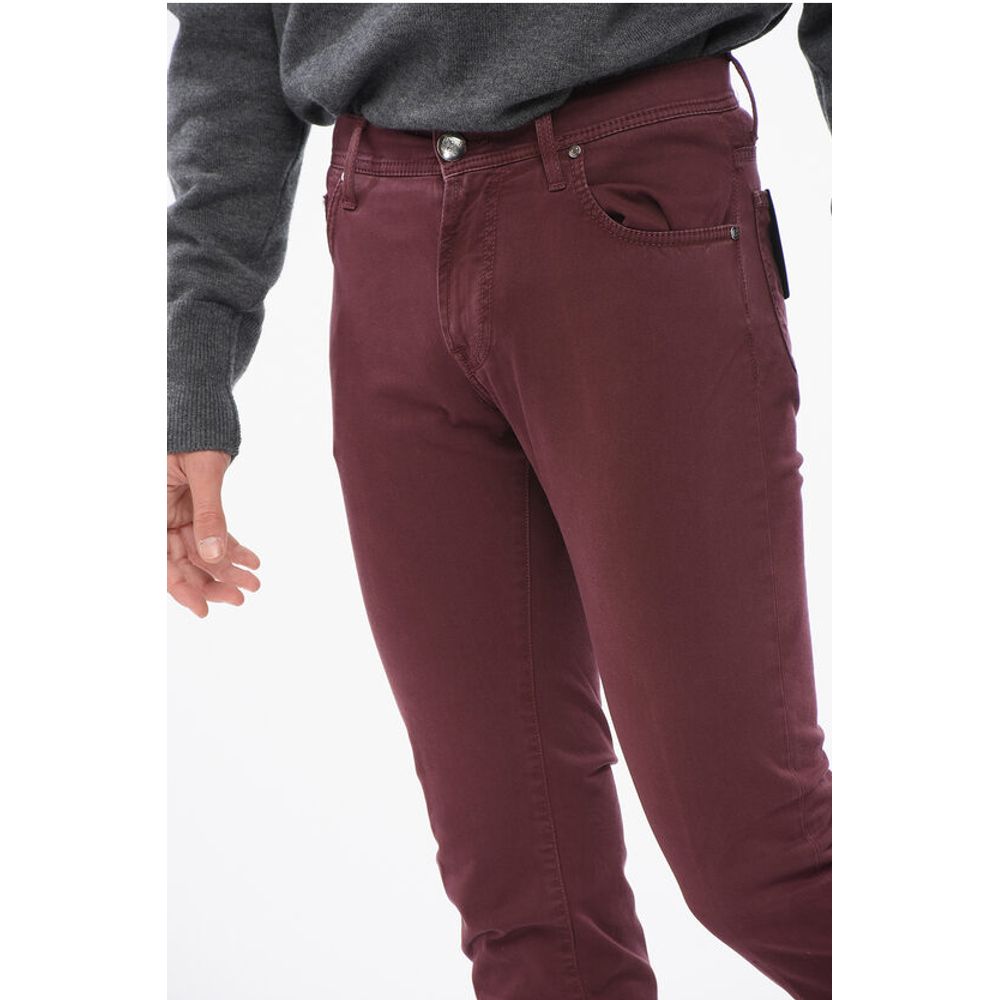 Corneliani ID Cotton Slim Fit 5 Pockets Pants