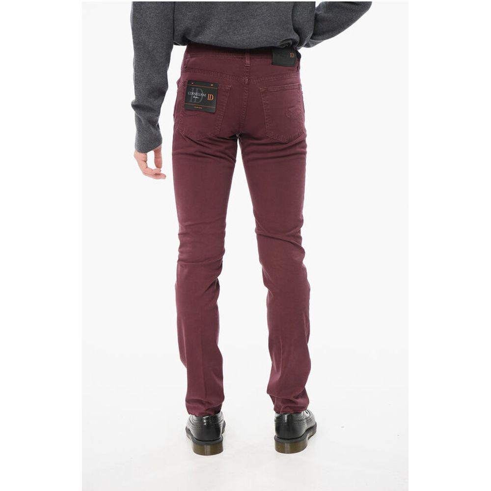 Corneliani ID Cotton Slim Fit 5 Pockets Pants