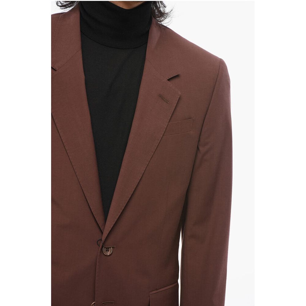 Corneliani CC Collection Blended Virgin Wool RESET Suit with Flap Pocke