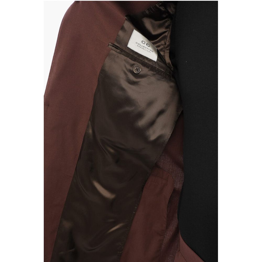 Corneliani CC Collection Blended Virgin Wool RESET Suit with Flap Pocke