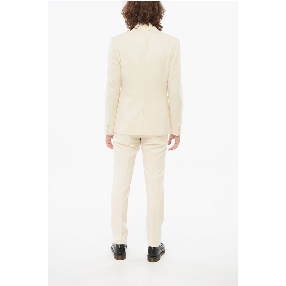 Corneliani CODE Virgin Wool 3 Piece Suit With Shawl Lapel
