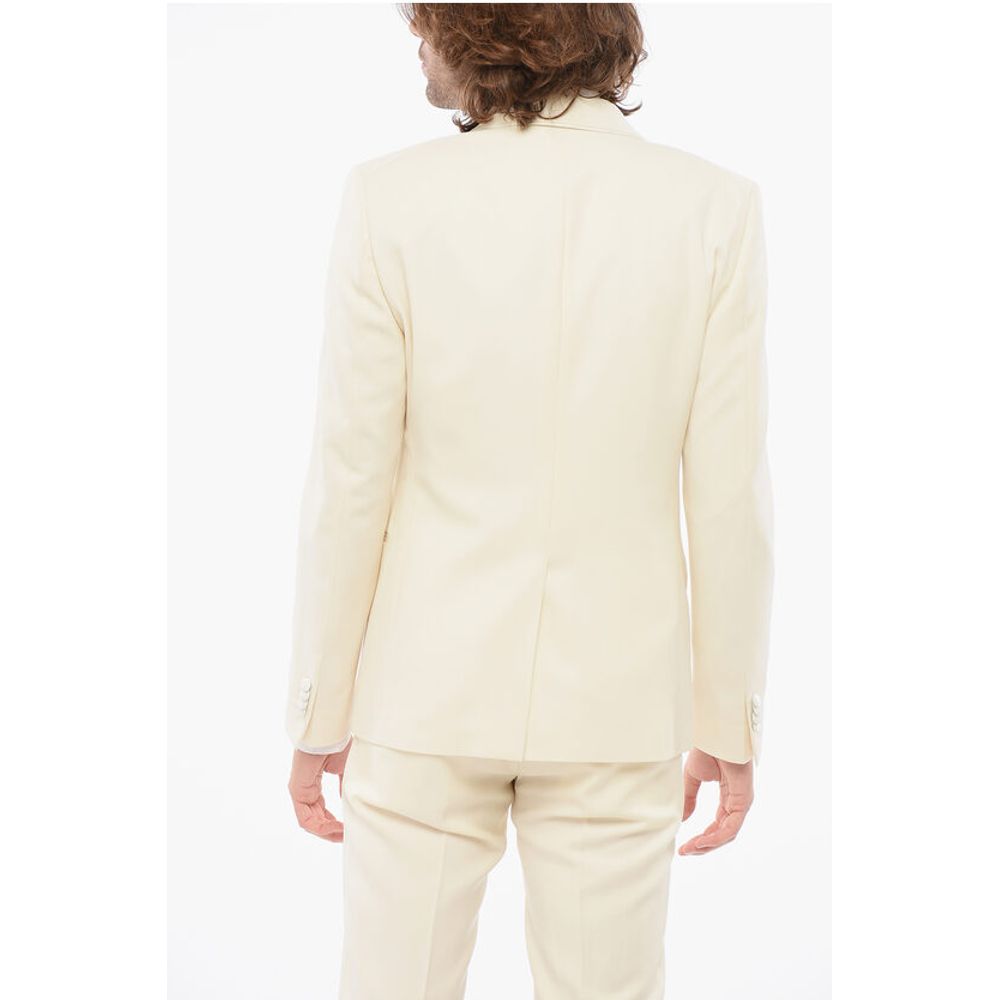Corneliani CODE Virgin Wool 3 Piece Suit With Shawl Lapel