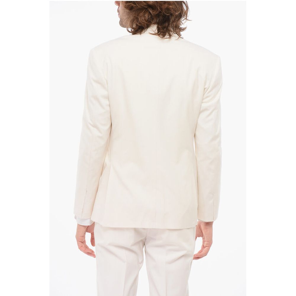 Corneliani CODE Virgin Wool TAILORED 3 Piece Suit With Peak Lapel