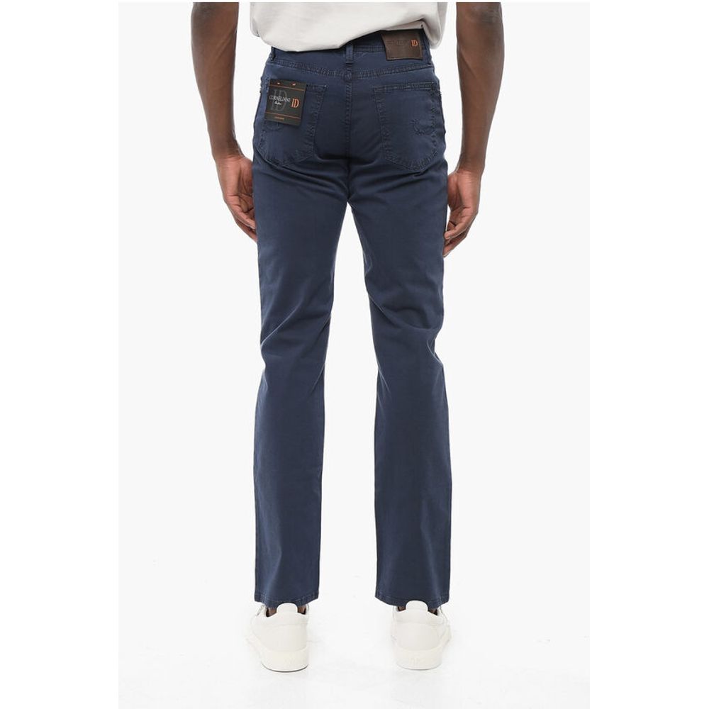 Corneliani ID Stretch Cotton LAZISE 5-Pockets Pants