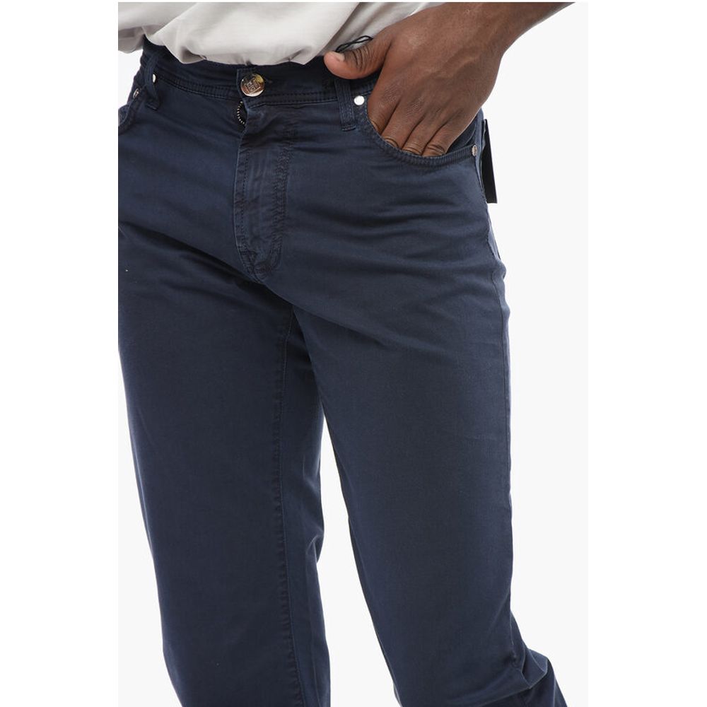Corneliani ID Stretch Cotton LAZISE 5-Pockets Pants