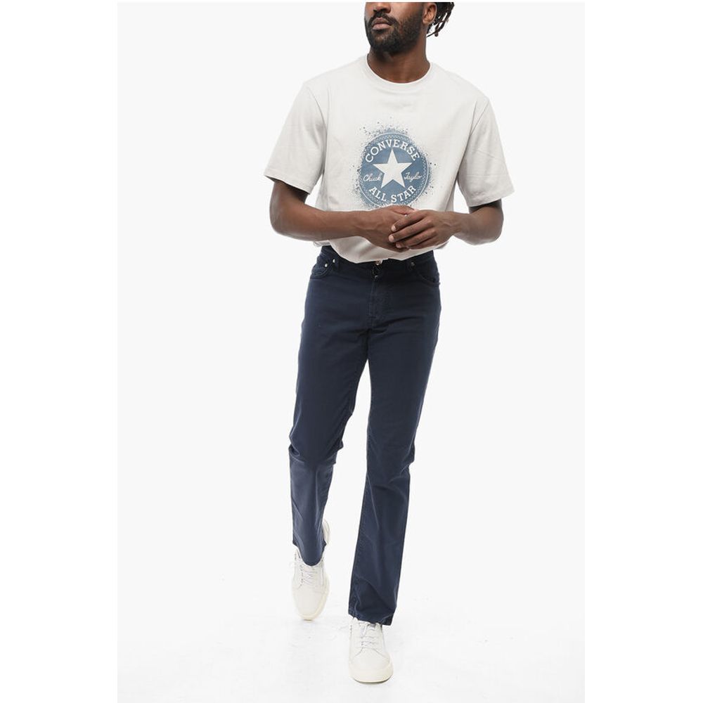 Corneliani ID Stretch Cotton LAZISE 5-Pockets Pants