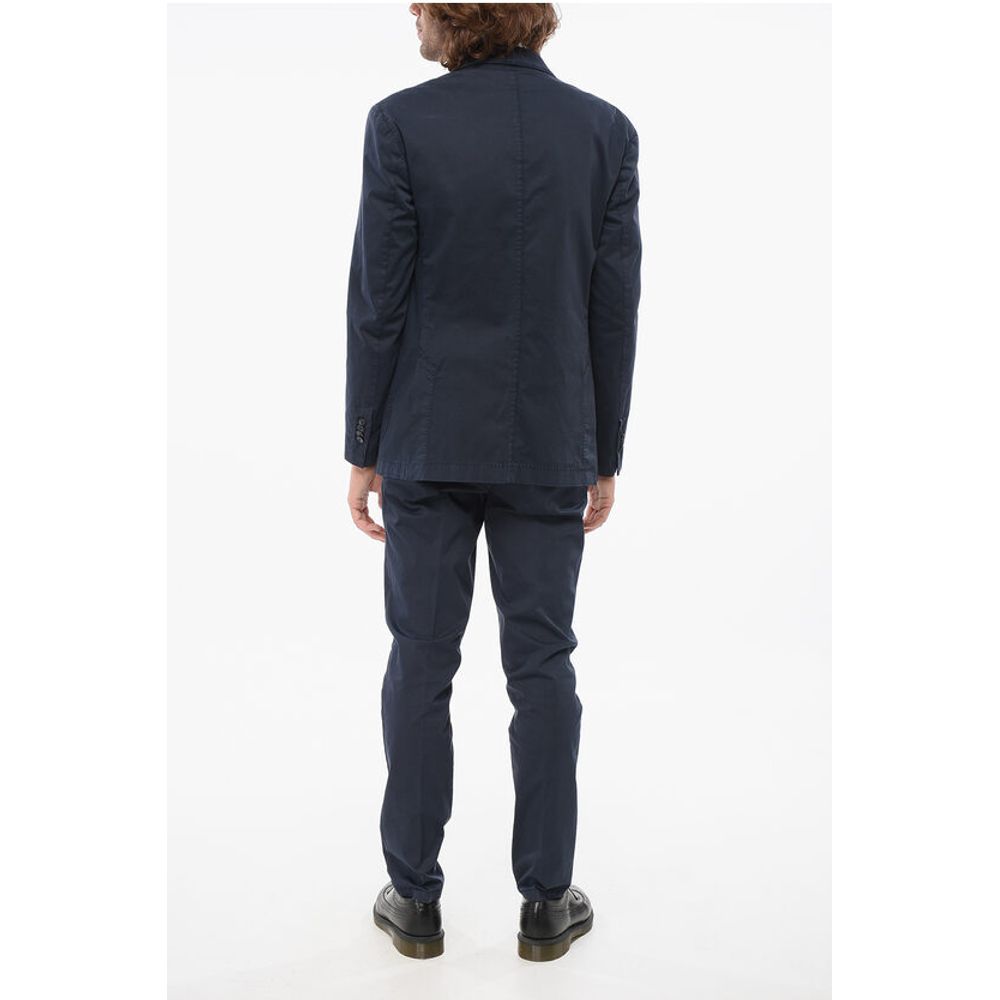 Corneliani CC COLLECTION Double-breasted Suit with Peak Lapel