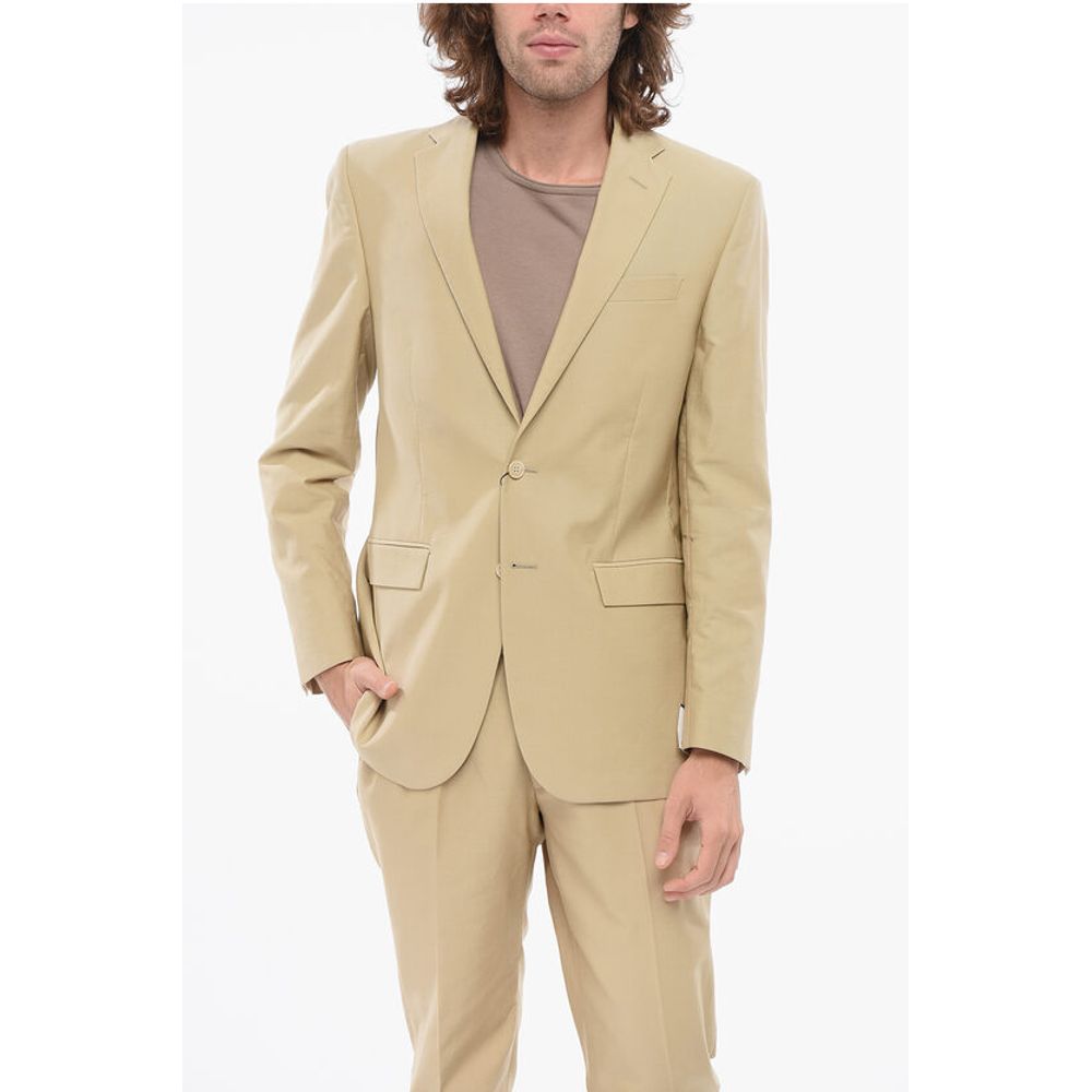 Corneliani CC COLLECTION Cotton Suit with Flap Pockets