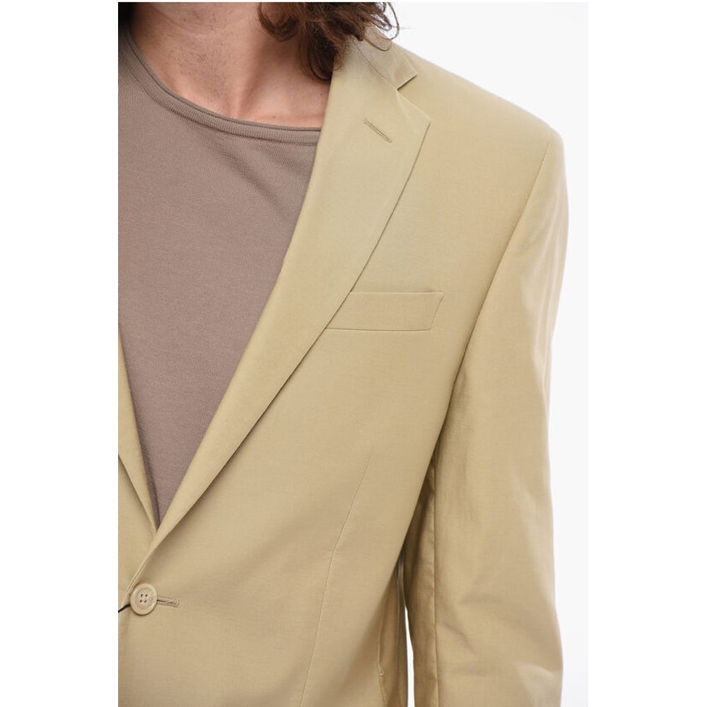 Corneliani CC COLLECTION Cotton Suit with Flap Pockets