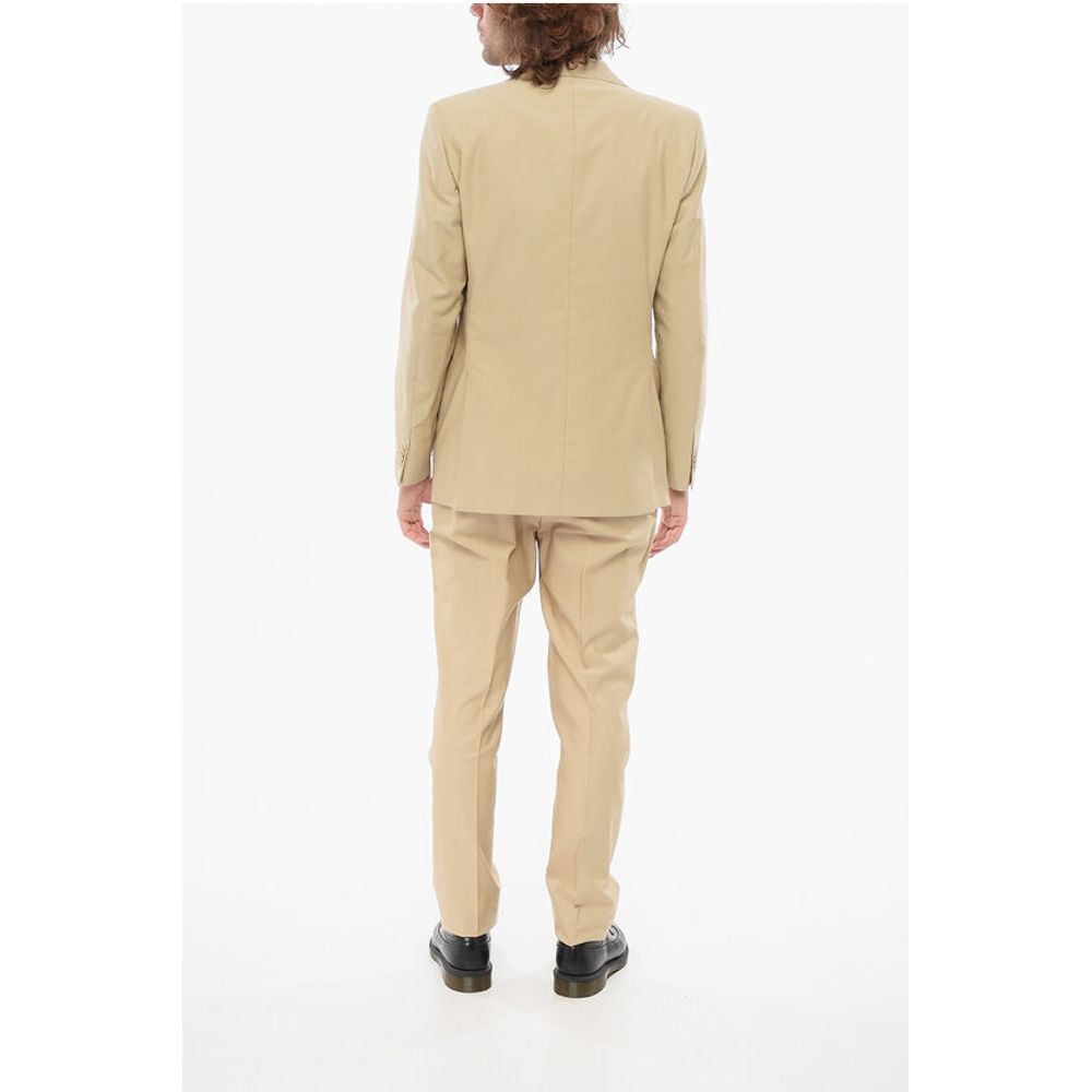Corneliani CC COLLECTION Cotton Suit with Flap Pockets