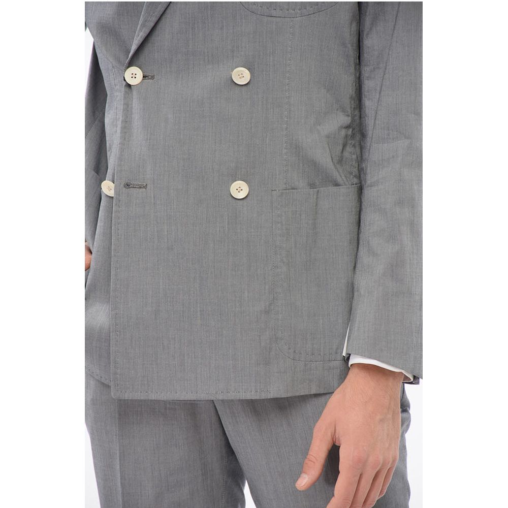 Corneliani CC BROTHERS Double-breasted Suit with Peak Lapel