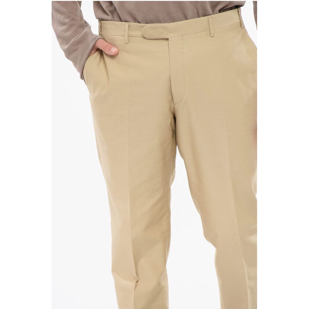 Corneliani CC COLLECTION Cotton Suit with Flap Pockets