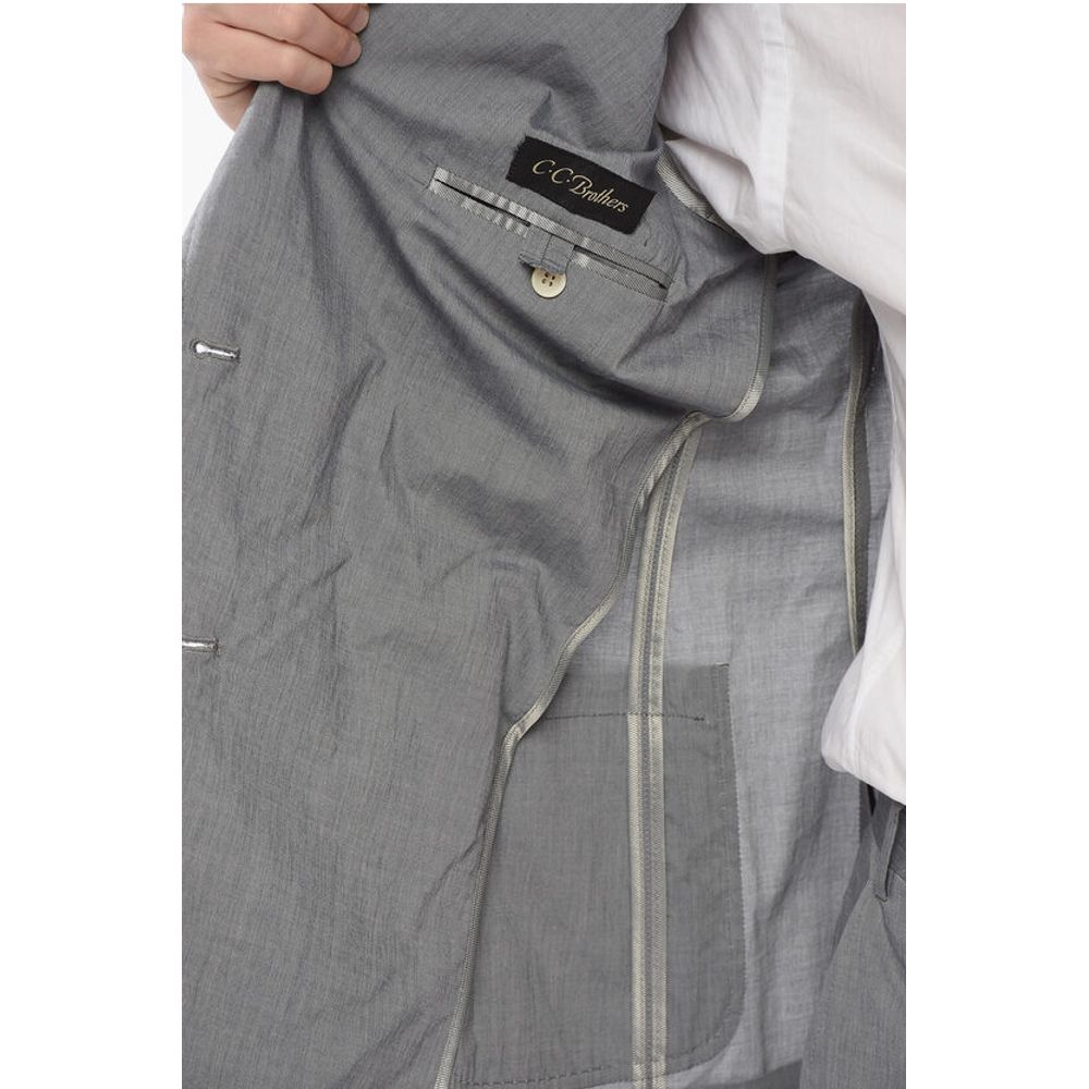 Corneliani CC BROTHERS Double-breasted Suit with Peak Lapel