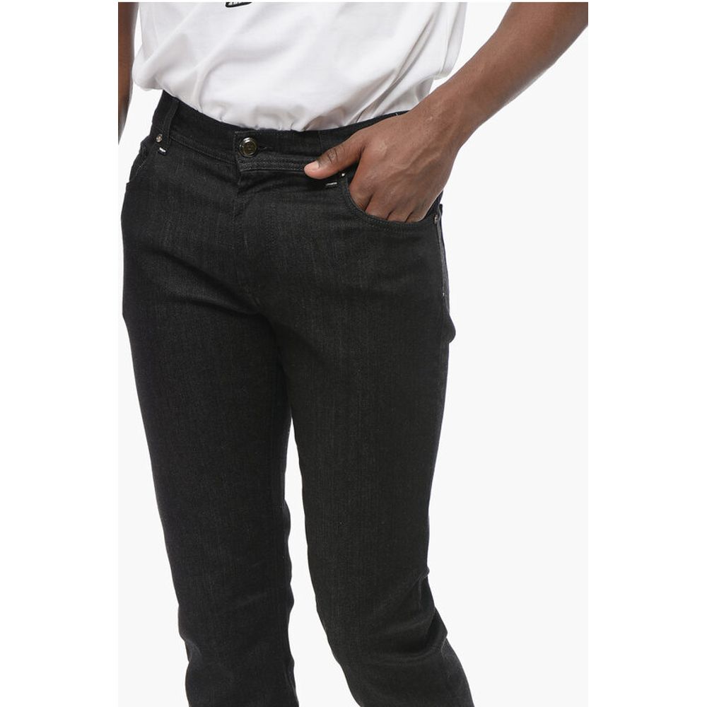 Corneliani Dark Wash Stretch Denim Jeans