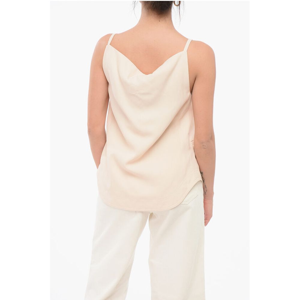 Loulou Studio Linen Blend Sleeveless Top
