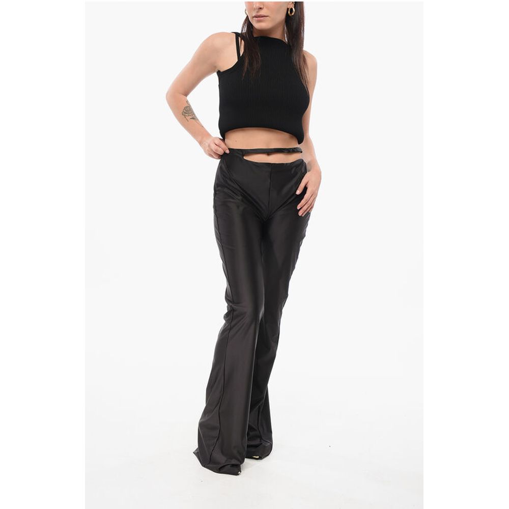 Krizia Flared High-waisted Leggings