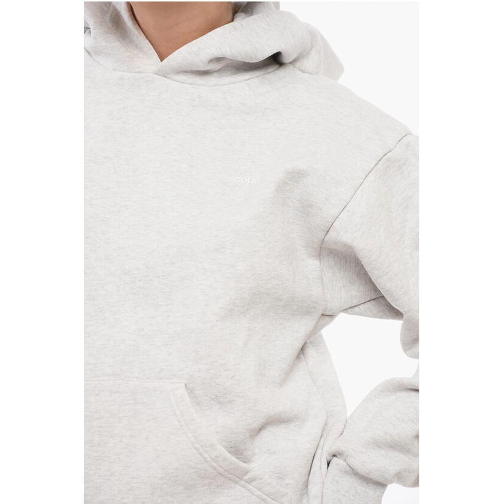 Coperni Fleeced Cotton Hoodie with Cangaroo Pocket